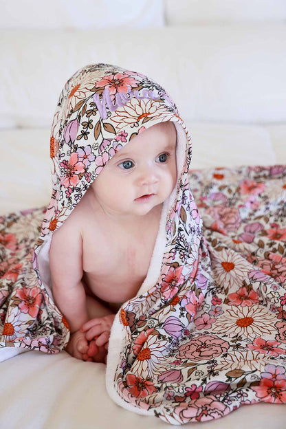 Baby Embroidered Bamboo Hooded Towels