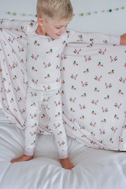 Double Sided Bamboo Blanket | Little Mallard