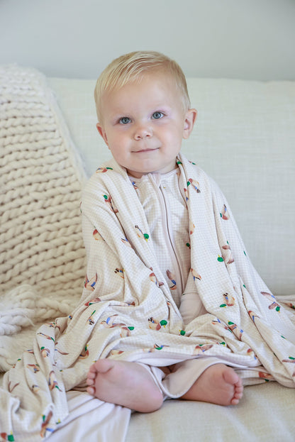 Double Sided Bamboo Blanket | Little Mallard