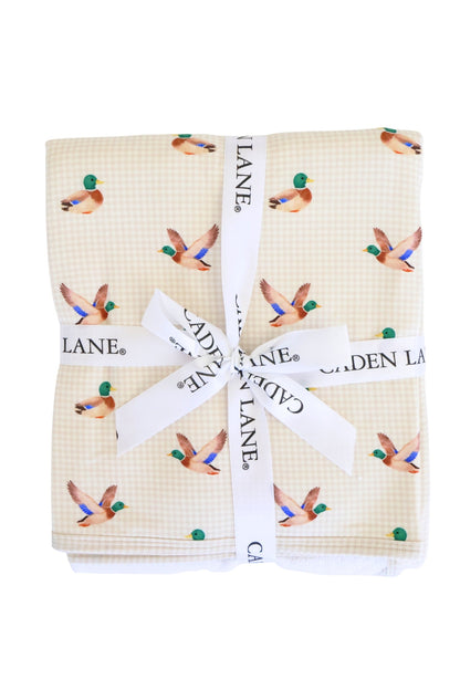 Embroidered Bamboo Hooded Towel | Little Mallard
