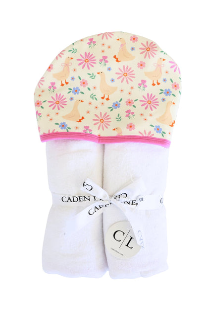Kids Embroidered Bamboo Hooded Towels