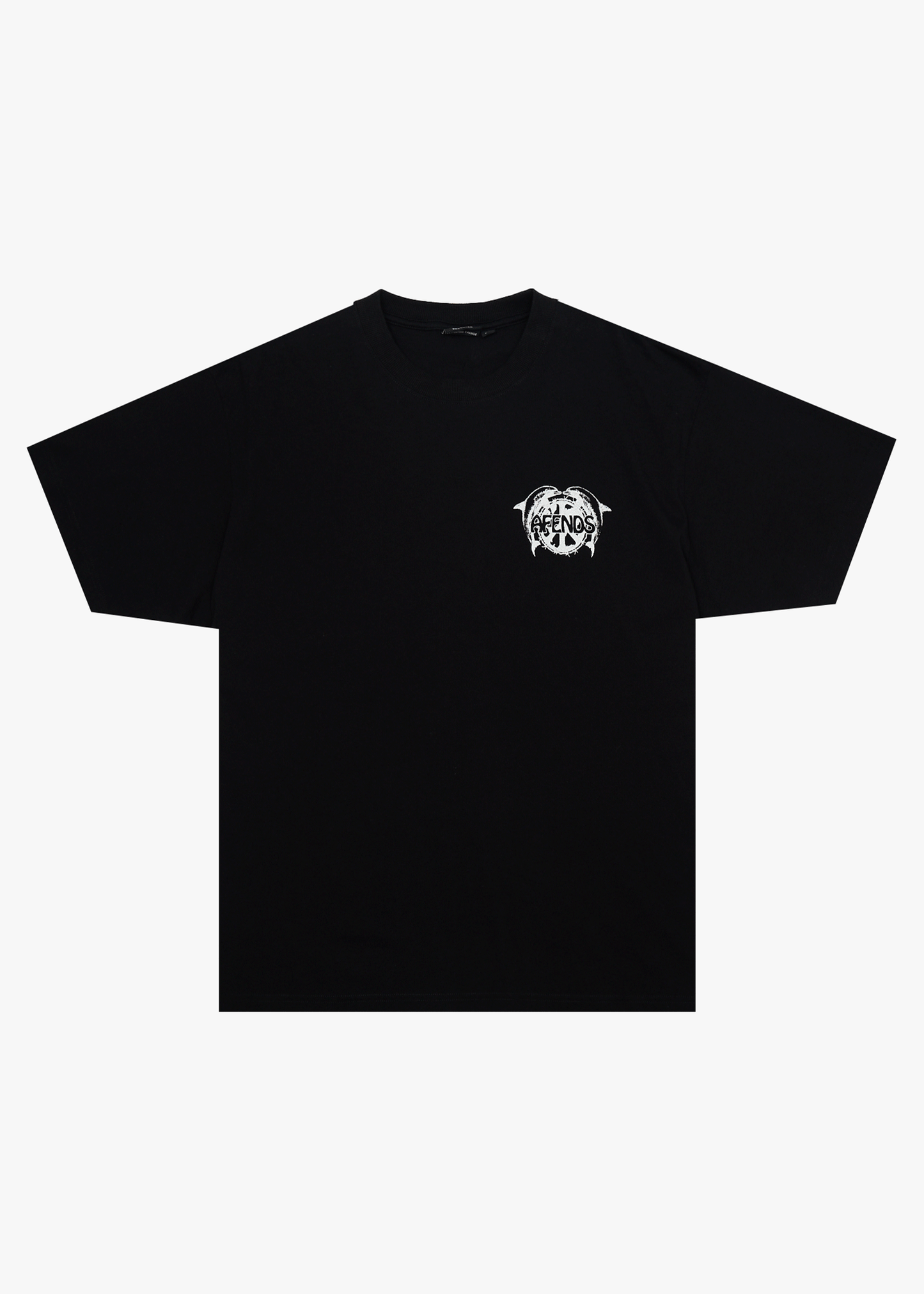 AFENDS Mens Dolfends - Boxy Tee - Black