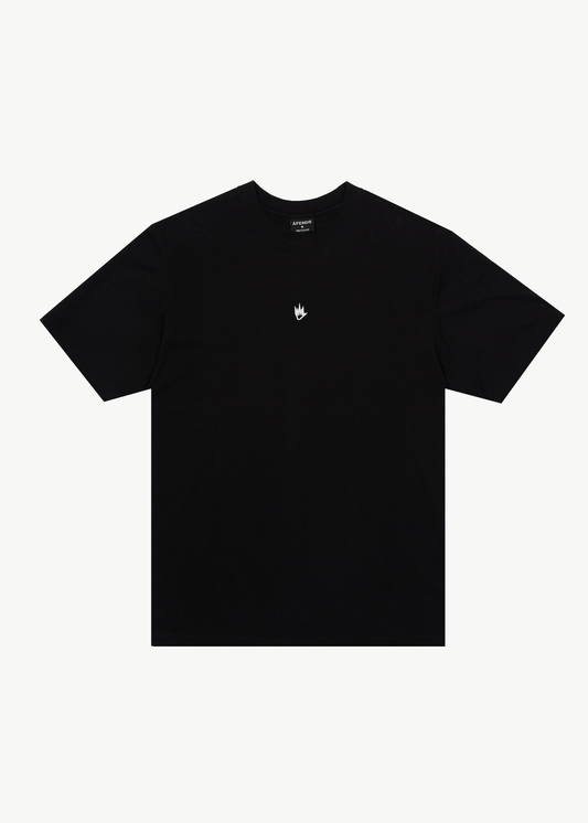 AFENDS Mens Flame - Retro Tee - Black