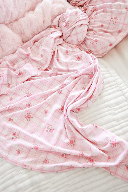 Oversized Swaddle Blanket | Primrose Plaid