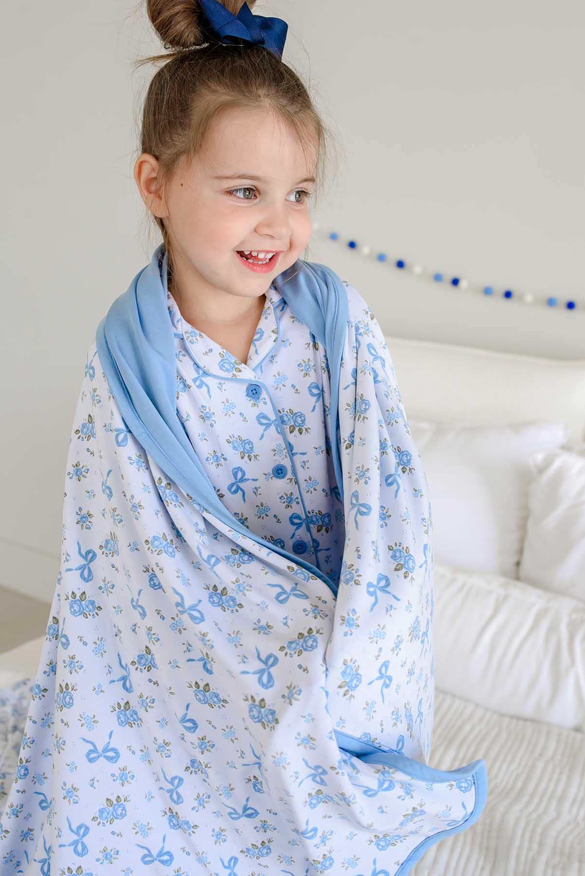 Double Sided Bamboo Blanket | Tied In Blooms