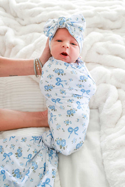 Oversized Swaddle | Tied In Blooms