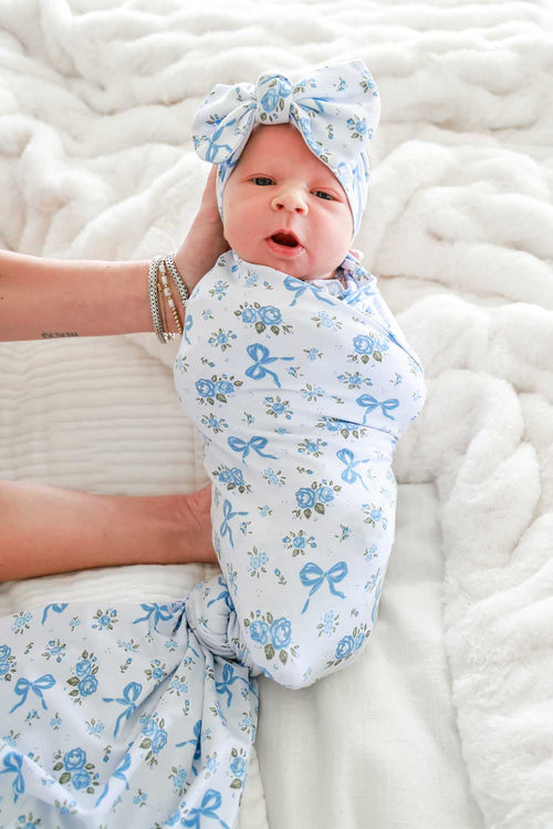 Oversized Swaddle | Tied In Blooms