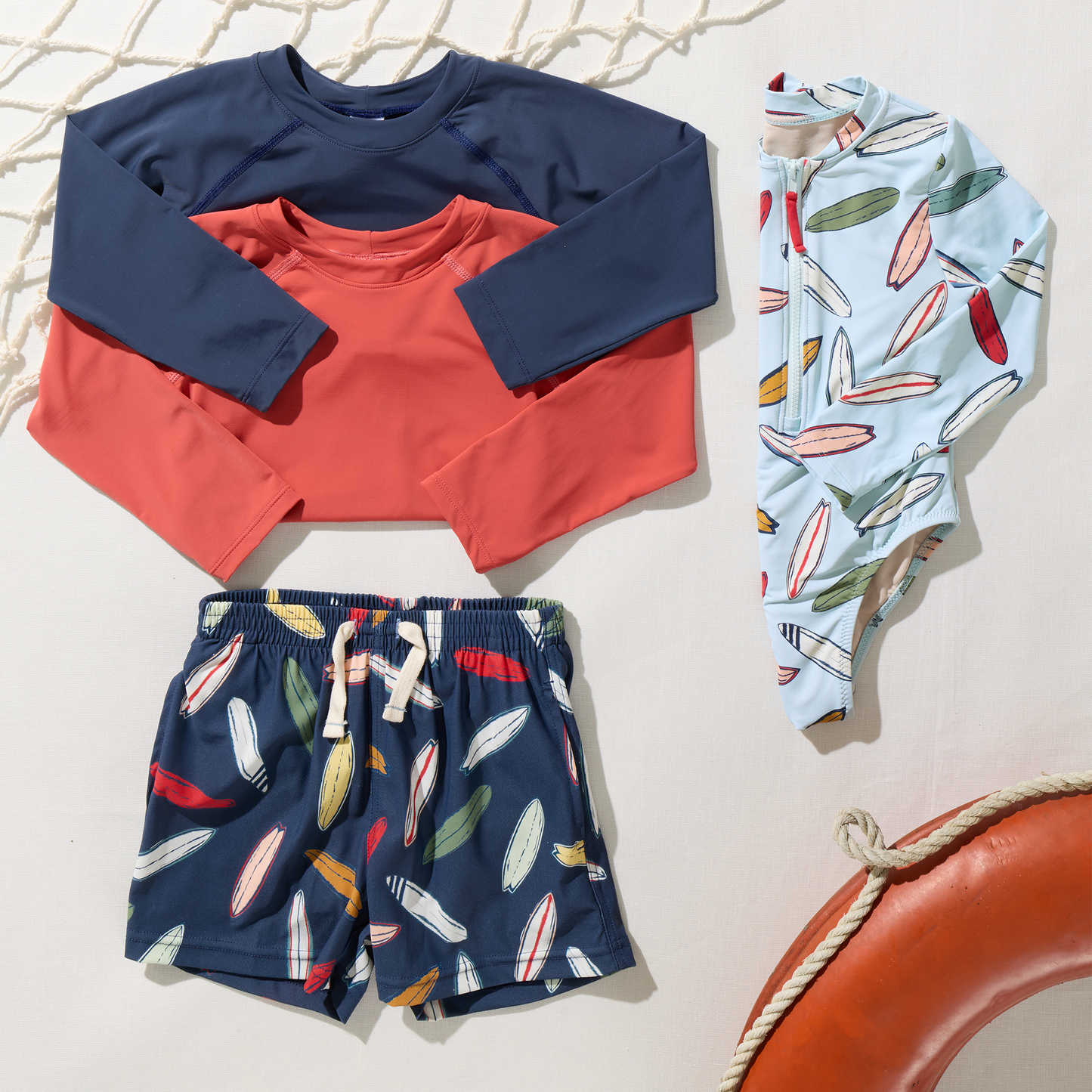 Baby Boys Rash Guard - True Navy