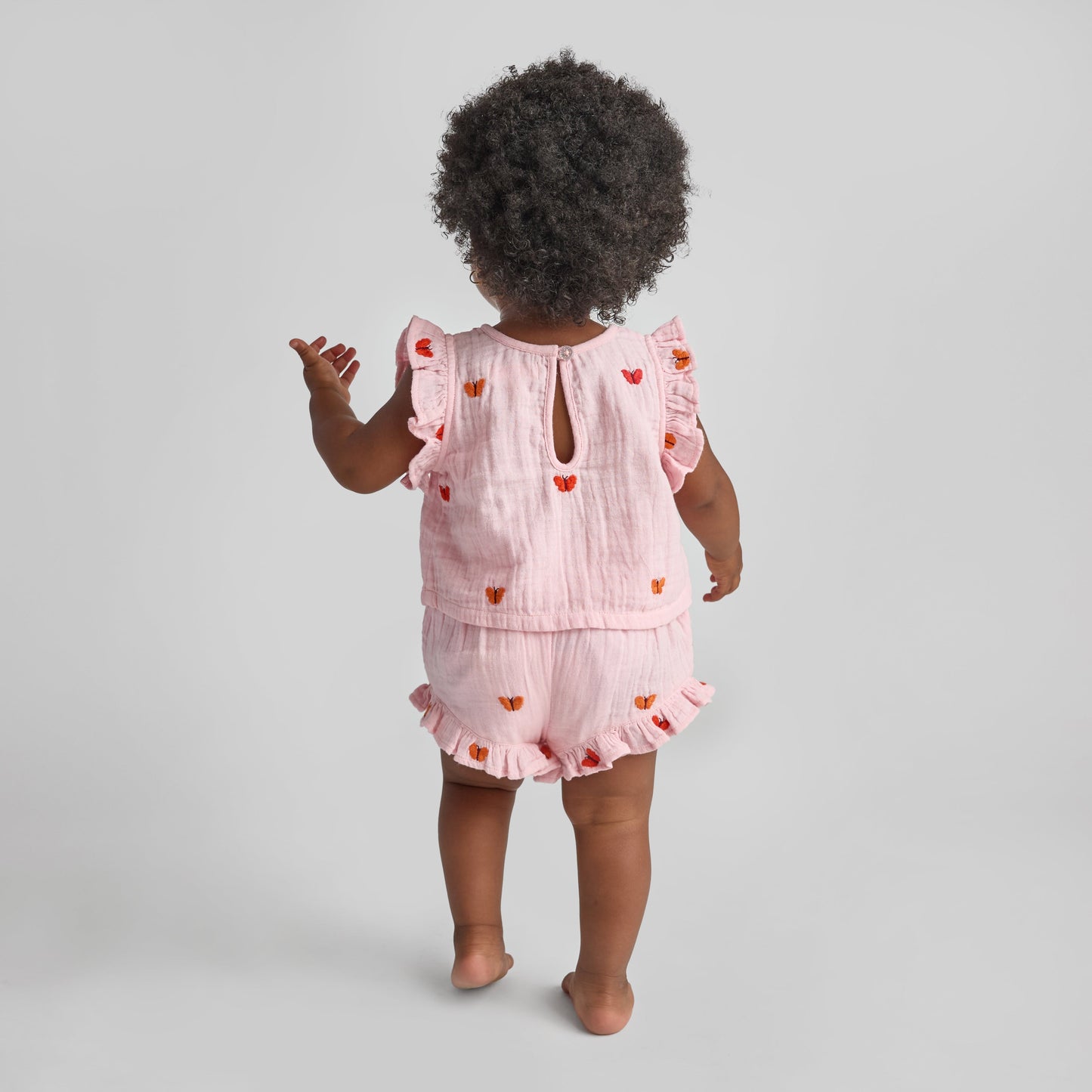 Baby Girls Roey 2-PC Set - Watermelon Embroidery