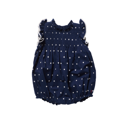 Baby Girls Jaipur Bubble - Navy Dot