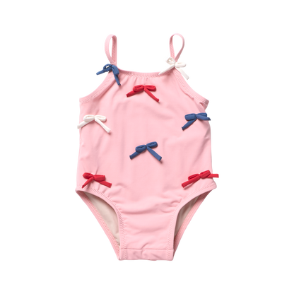 Baby Girls Lottie Suit - Pink Bows