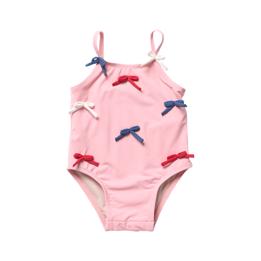 Baby Girls Lottie Suit - Pink Bows