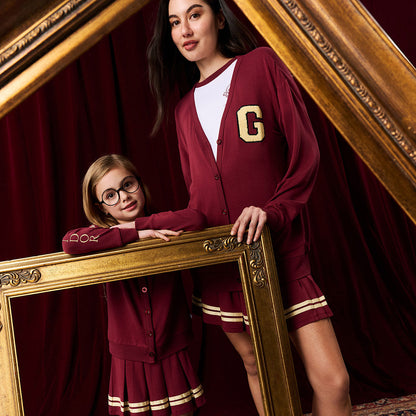Gryffindor Varsity League Women's French Terry Varsity Cardigan