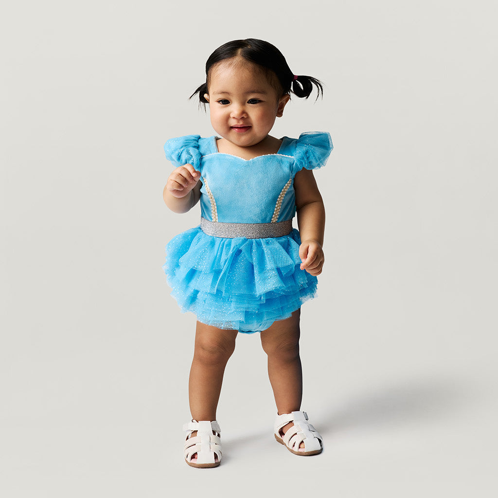 Disney Cinderella Velour Bodysuit Dress