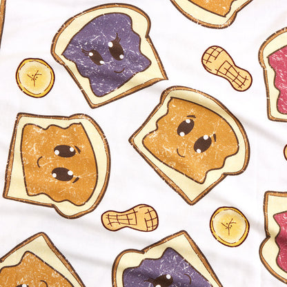 Peanut Butter Jelly Time Minky Luxette Patoo® Blanket