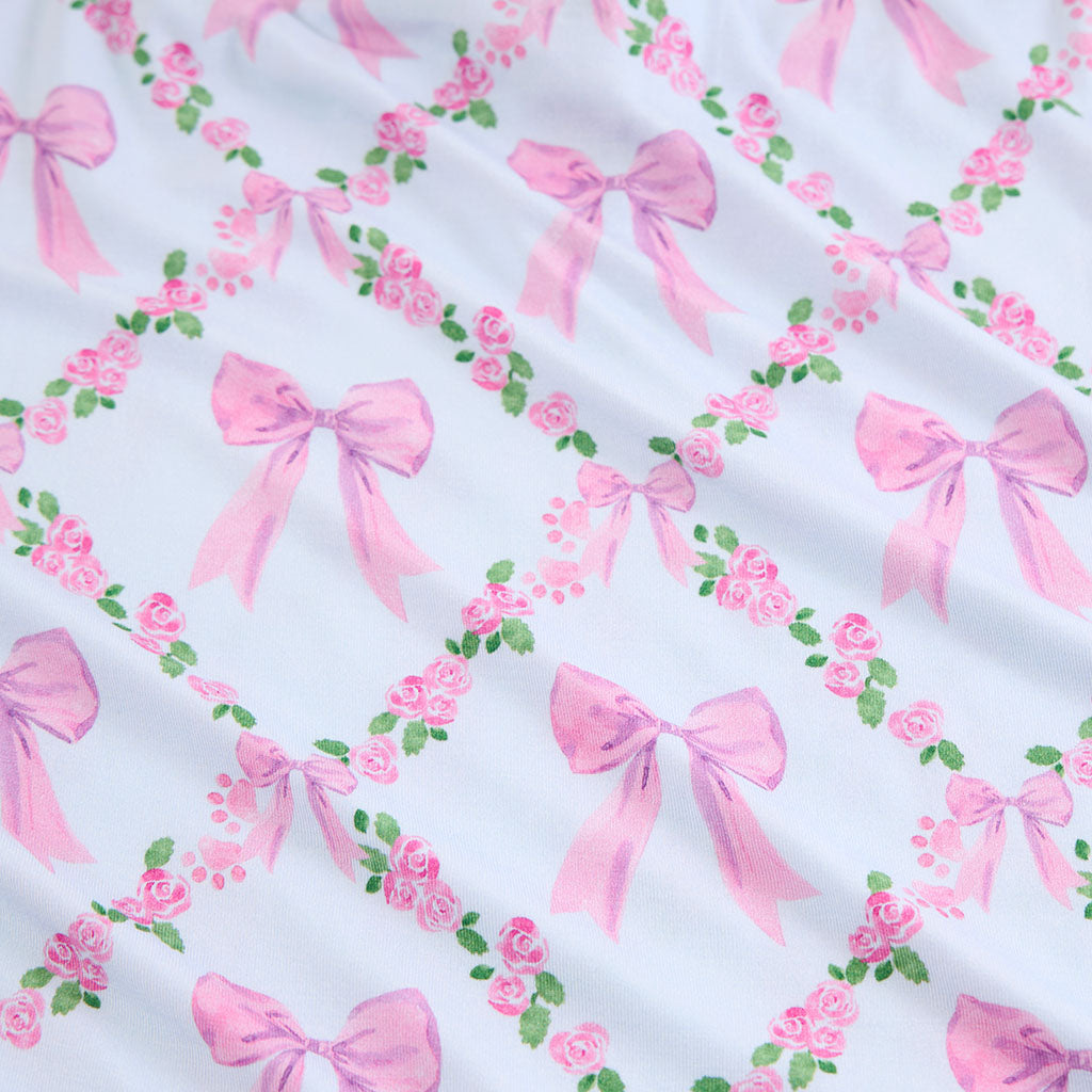 Disney Marie Bows Ruffled Luxette Plush Patoo® Blanket