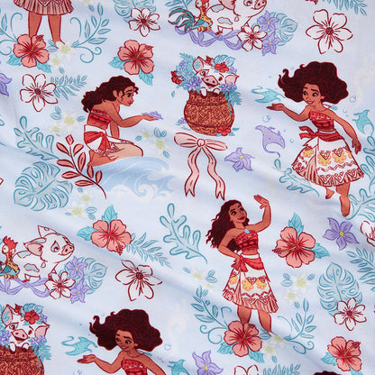 Disney Moana & Pua Square Neck Tiered Dress