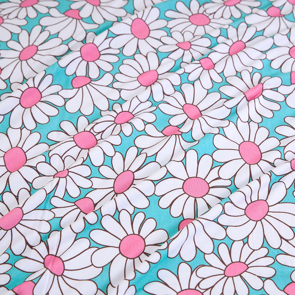 Retro Daisy Luxe Bow Headwrap