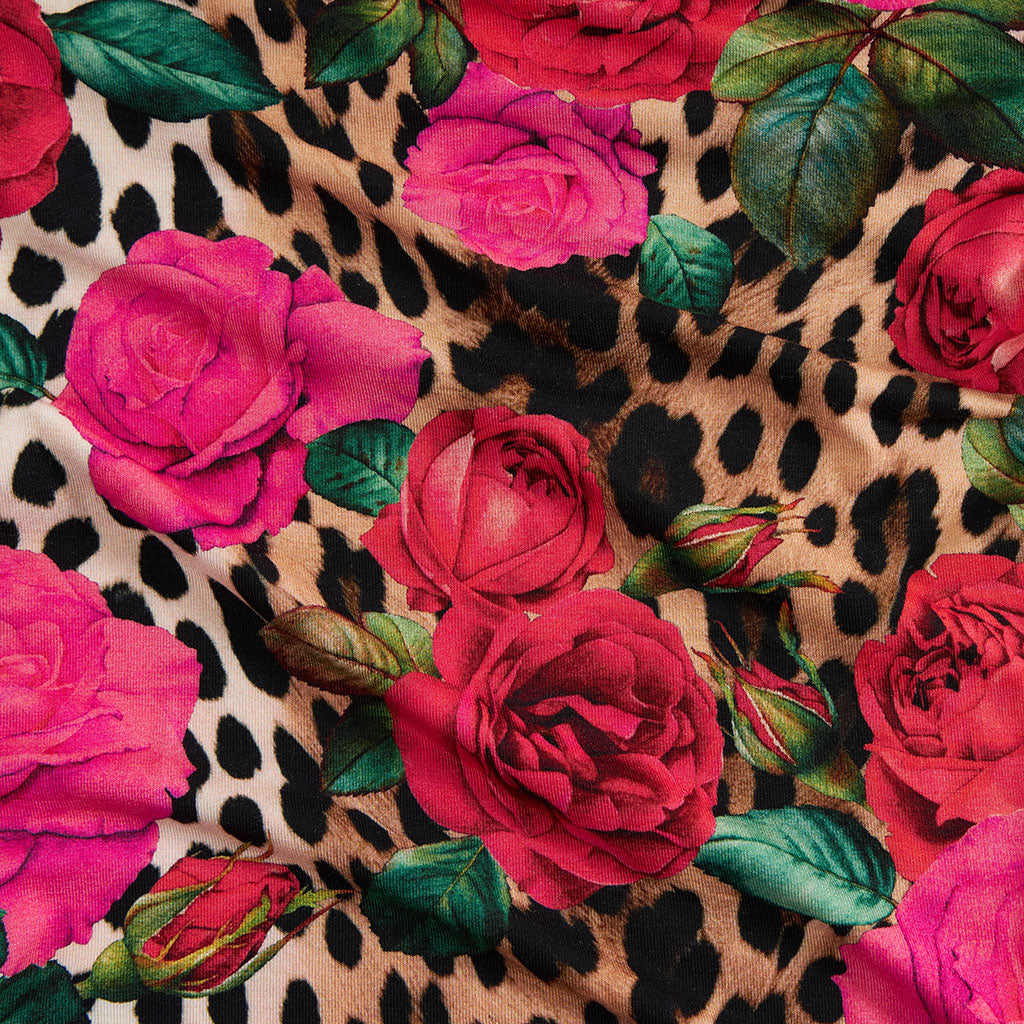 Wild Roses Luxe Bow Headwrap