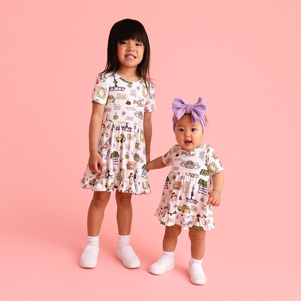 Friends Ruffled Twirl Dress