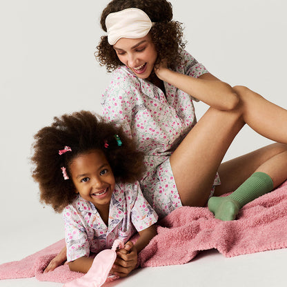 Greta Women's Twill Pajama Short Set
