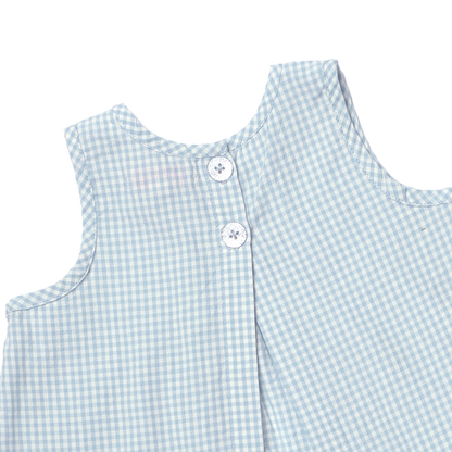 Baby Girls Jaipur 2-Piece Set - Light Blue Gingham