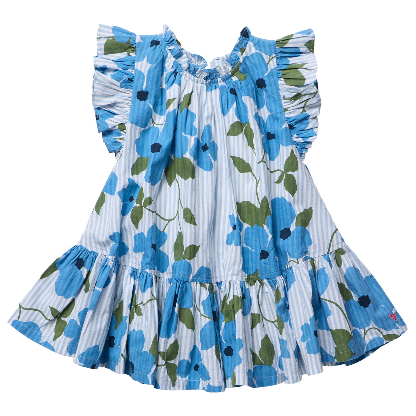 Girls Harper Dress - Hibiscus Floral