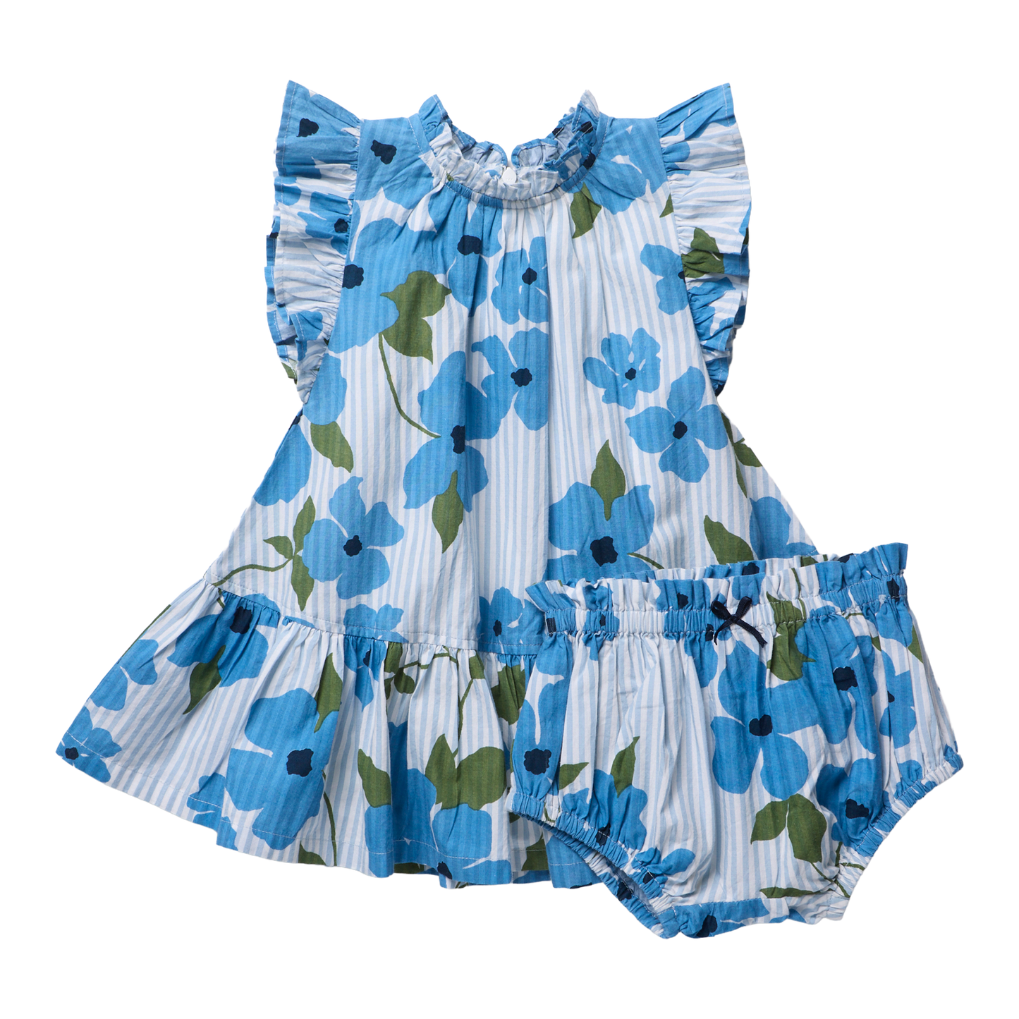 Baby Girls Harper Dress Set - Hibiscus Floral