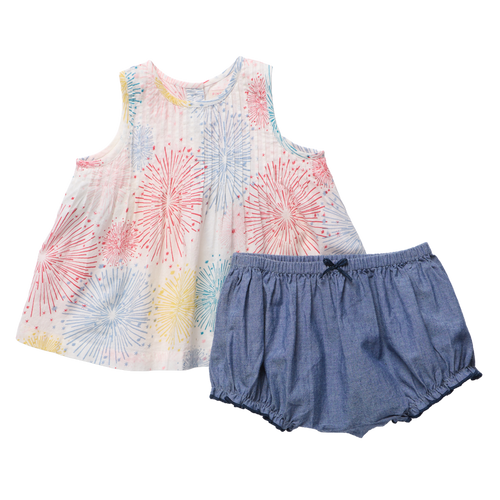 Baby Girls Jaipur 2-PC Set - Fireworks