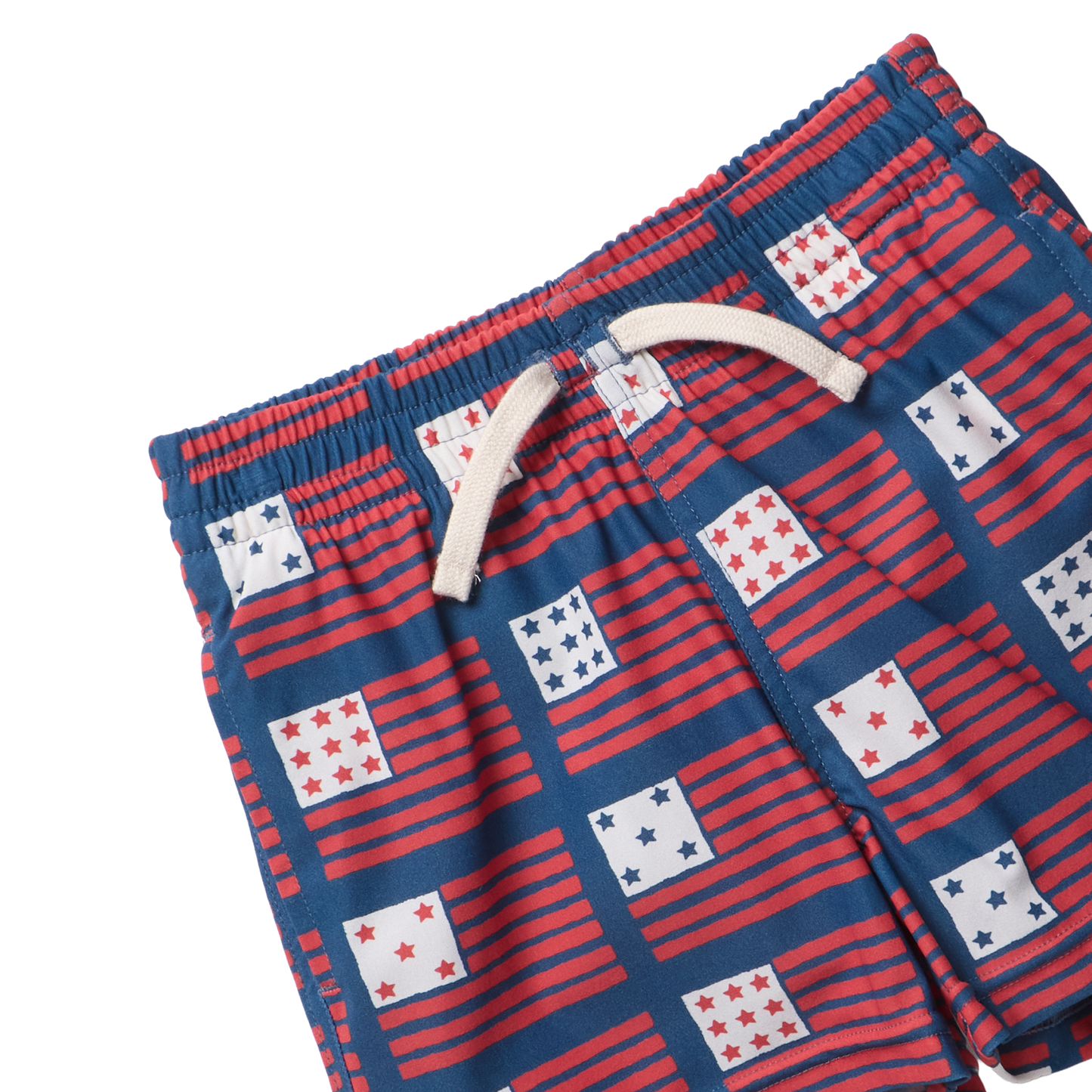Baby Boys Swim Trunk - Navy Flag