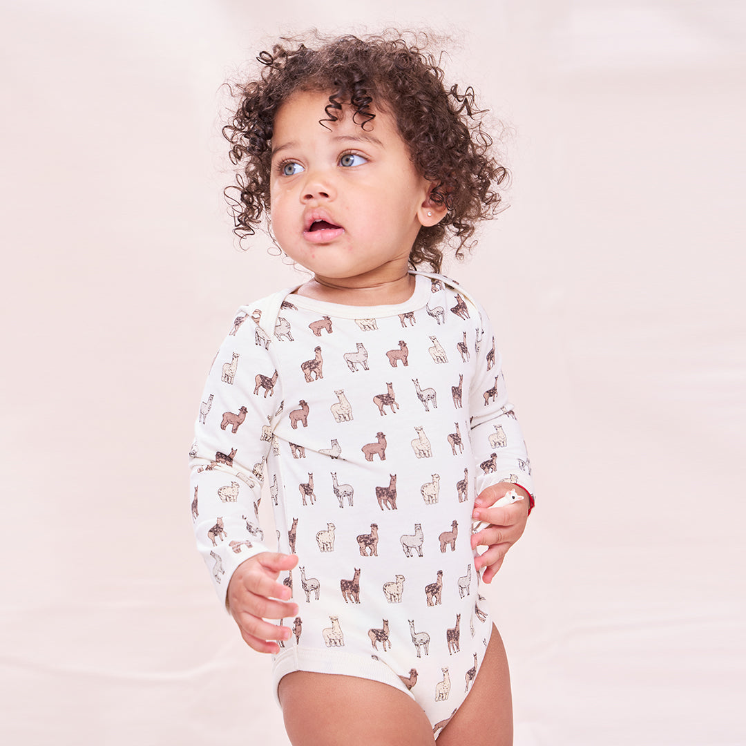 Baby Wonder Bodysuit - Llamas and Alpacas