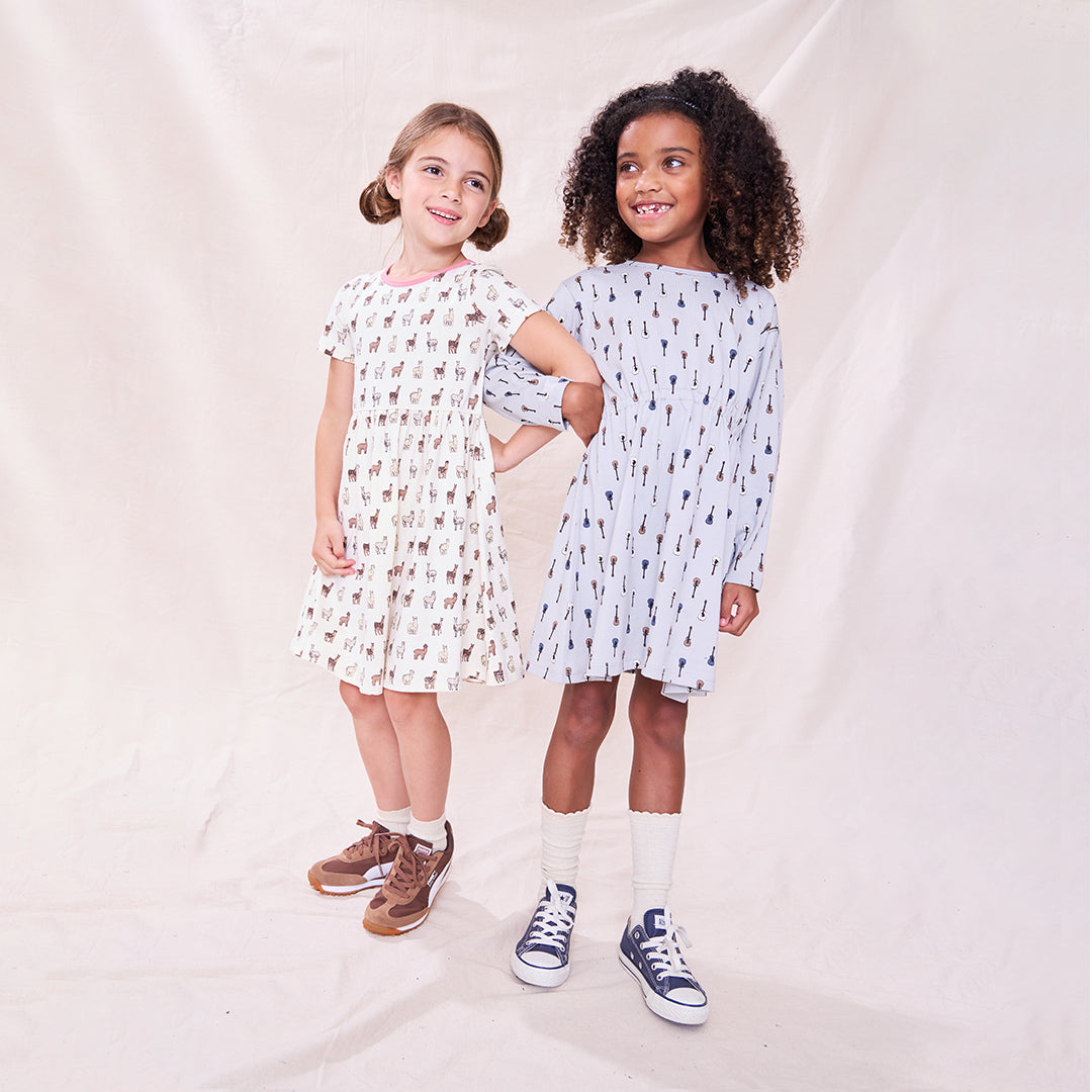 Playground Long Sleeve Dress - Tiny Vintage Guitars