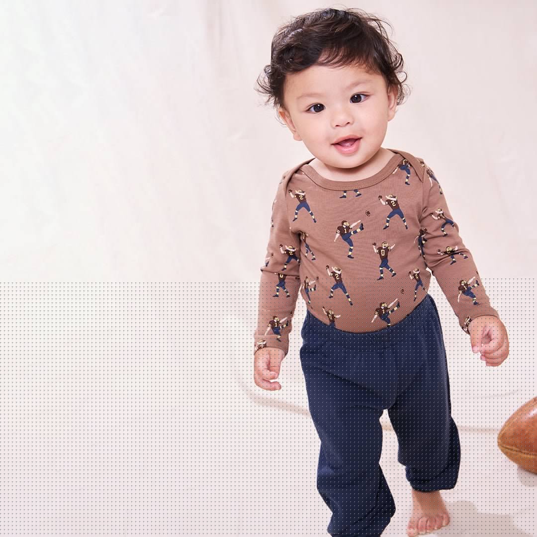 Baby Bubble Pant - Heather Grey