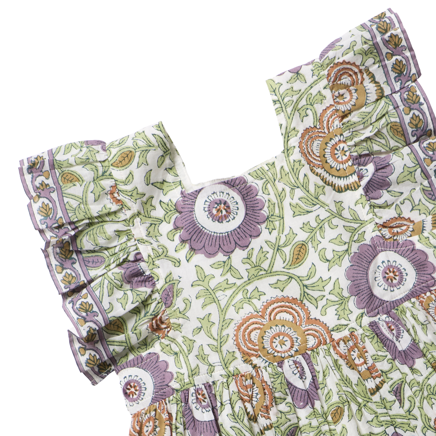 Girls Elsie Dress - Lilac Lisbon Floral