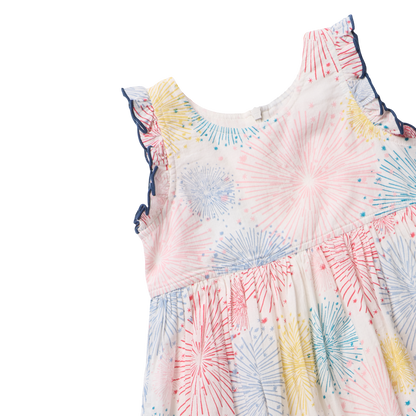 Girls Kelsey Dress - Fireworks