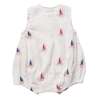 Baby Riley Jumper - Sailboat Embroidery