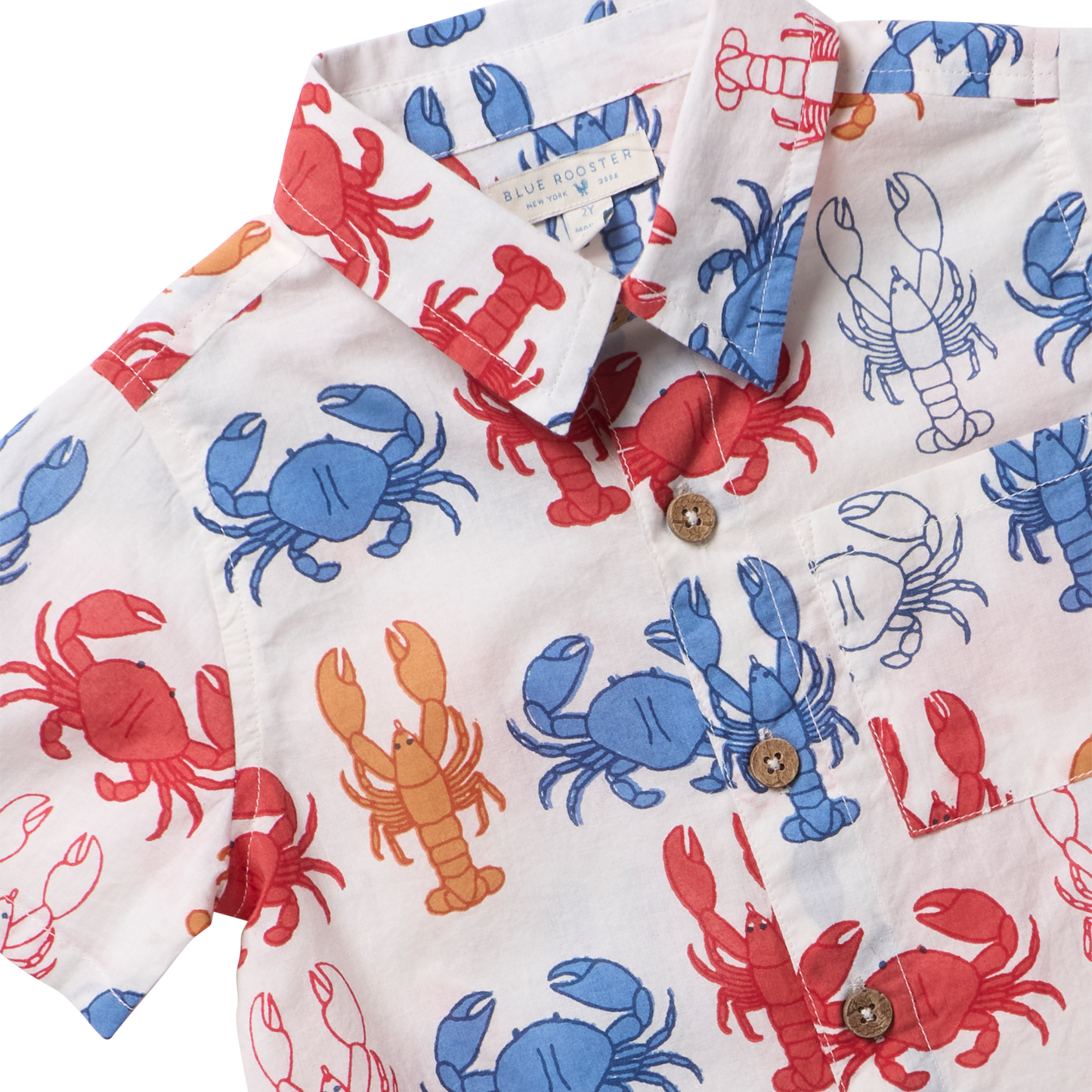 Boys Jack Shirt - Lobsters and Crabs