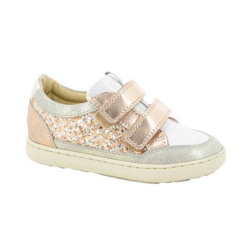 Play Velcro Glitter Sneaker - Copper