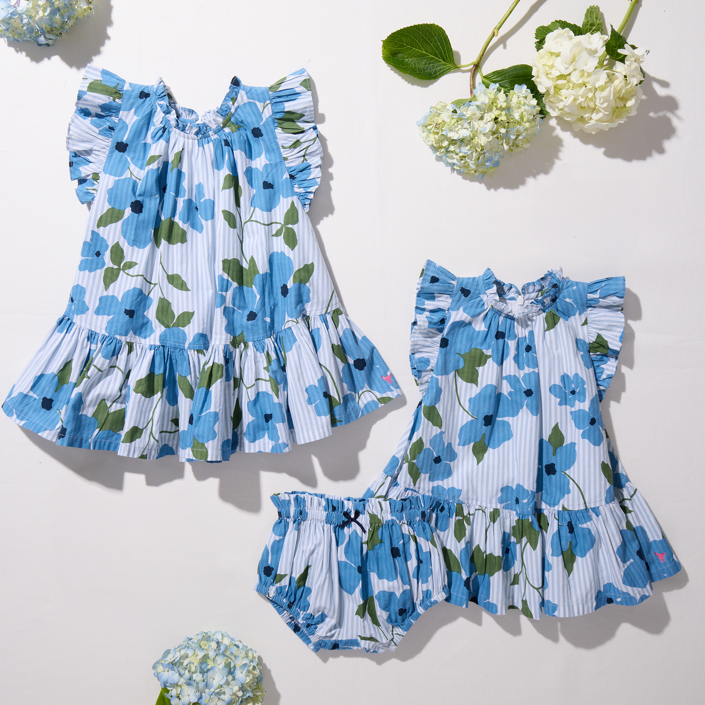Girls Harper Dress - Hibiscus Floral