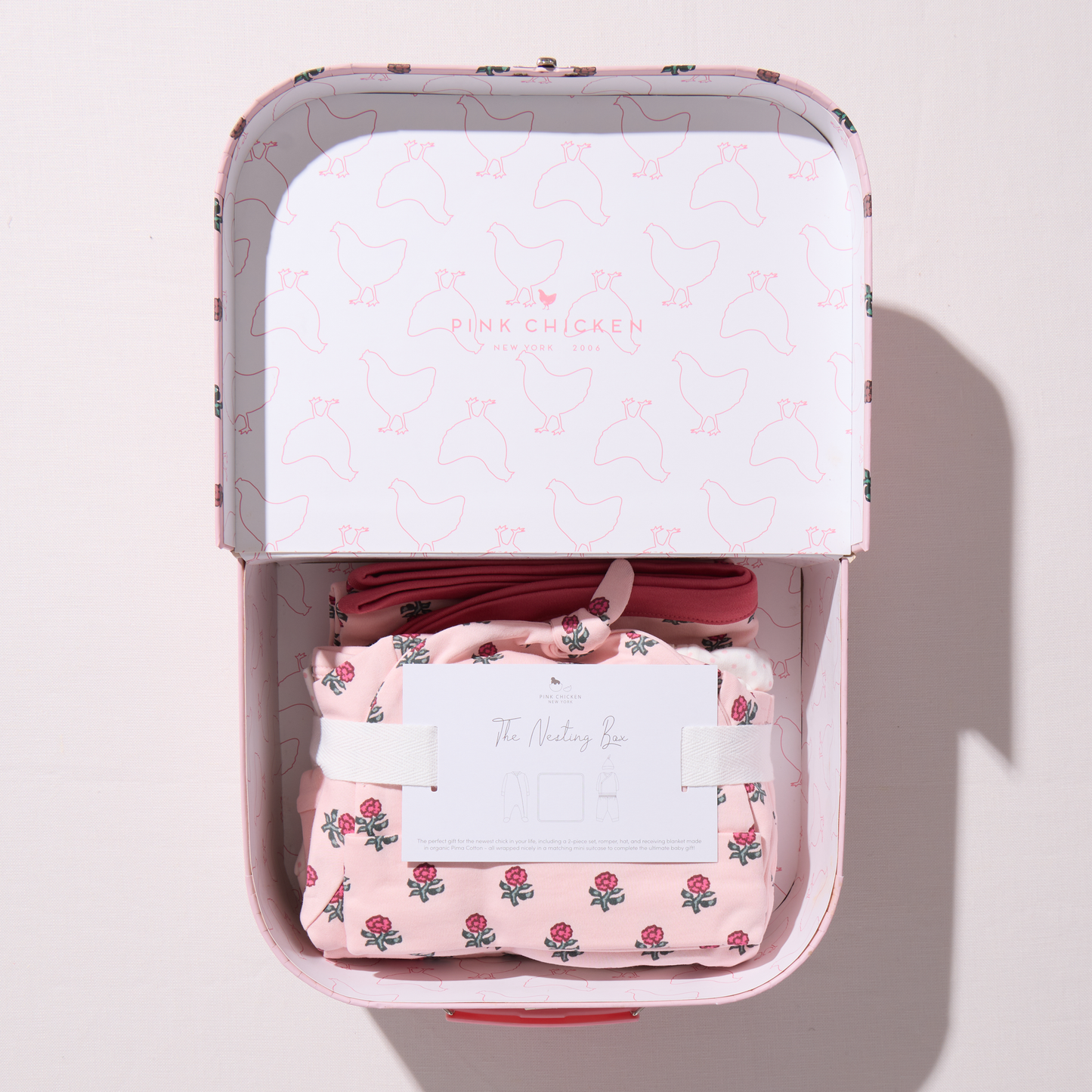 Nesting Box Baby Take Home Set - Pink Tiny Flower