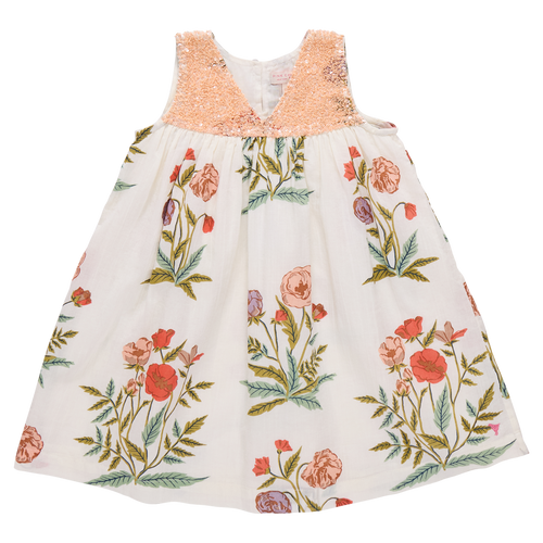 Girls Courtney Dress - Rosewick Poppy