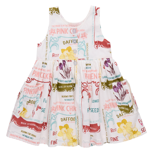 Girls Laura Dress - Flower Seeds