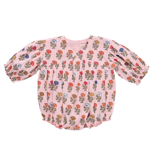 Baby Girls Wynne Bubble - Multi Flower Drop