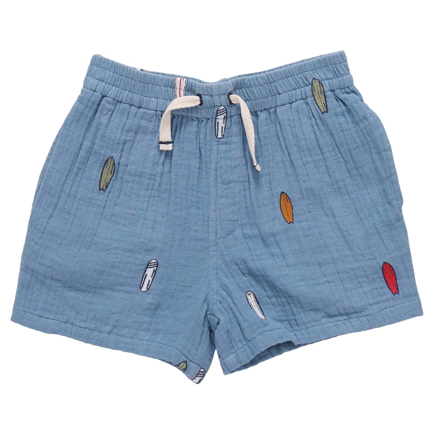 Boys Calvin Short - Surfboard Embroidery