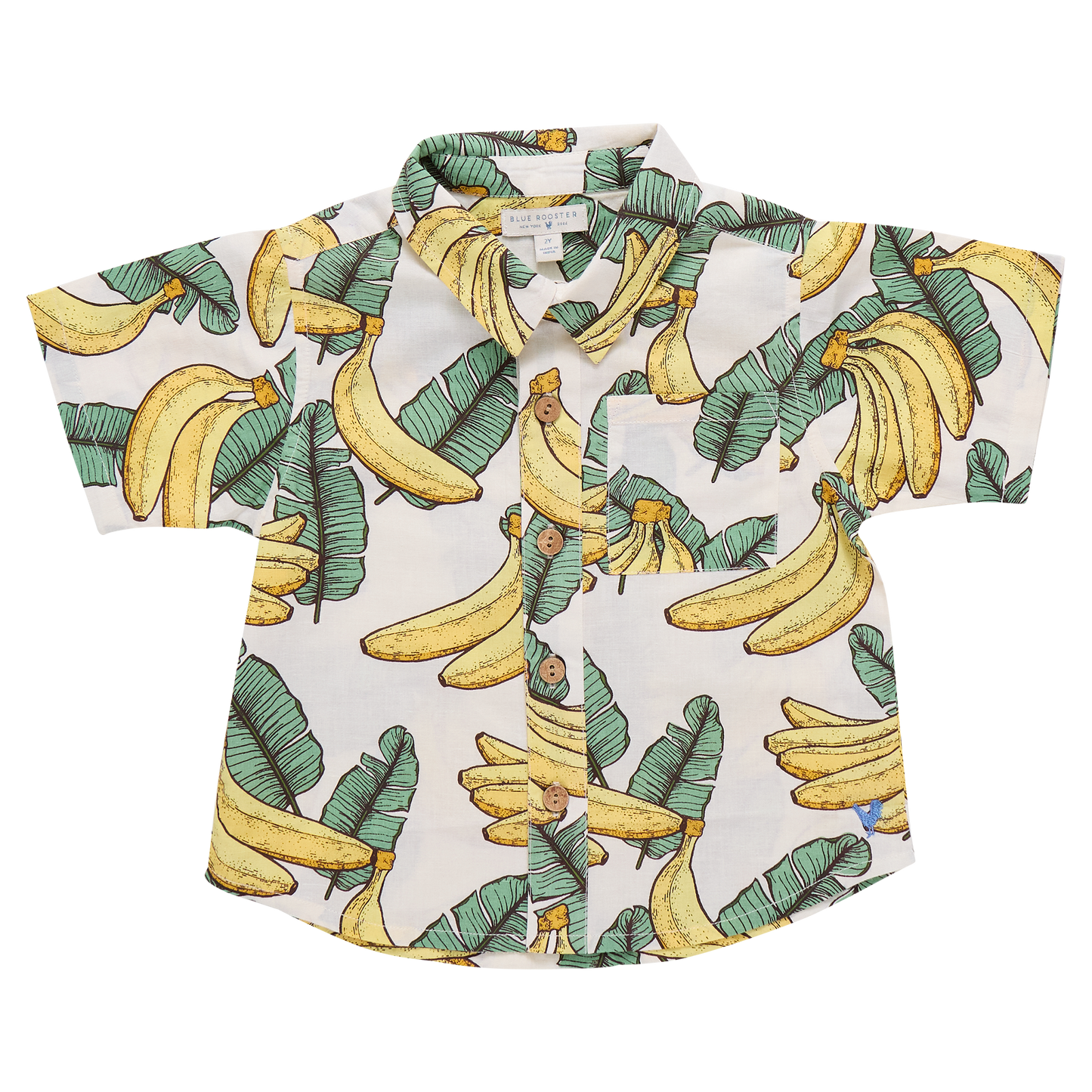 Boys Jack Shirt - Banana Leaves
