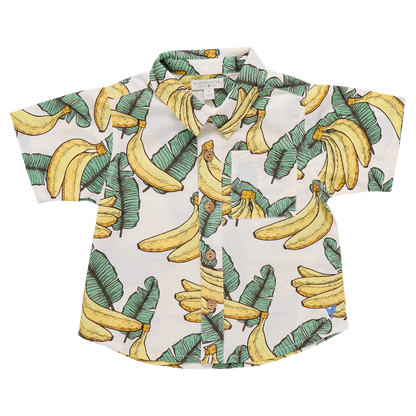 Boys Jack Shirt - Banana Leaves