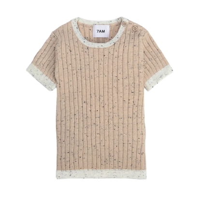 Oat Short Sleeve Top