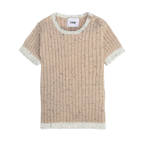 Oat Short Sleeve Top