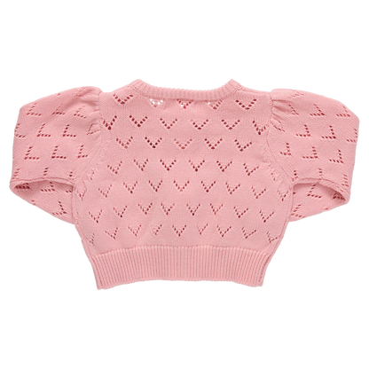 Girls Sadie Sweater - Pink