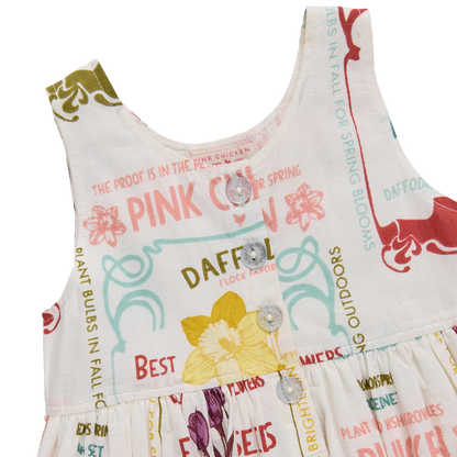 Girls Laura Dress - Flower Seeds